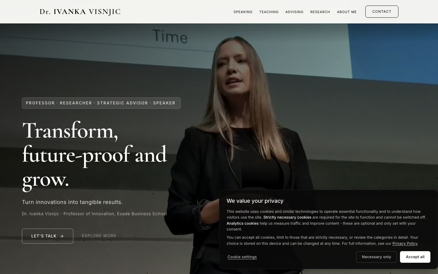 Dr. Ivanka Višnjić site screenshot